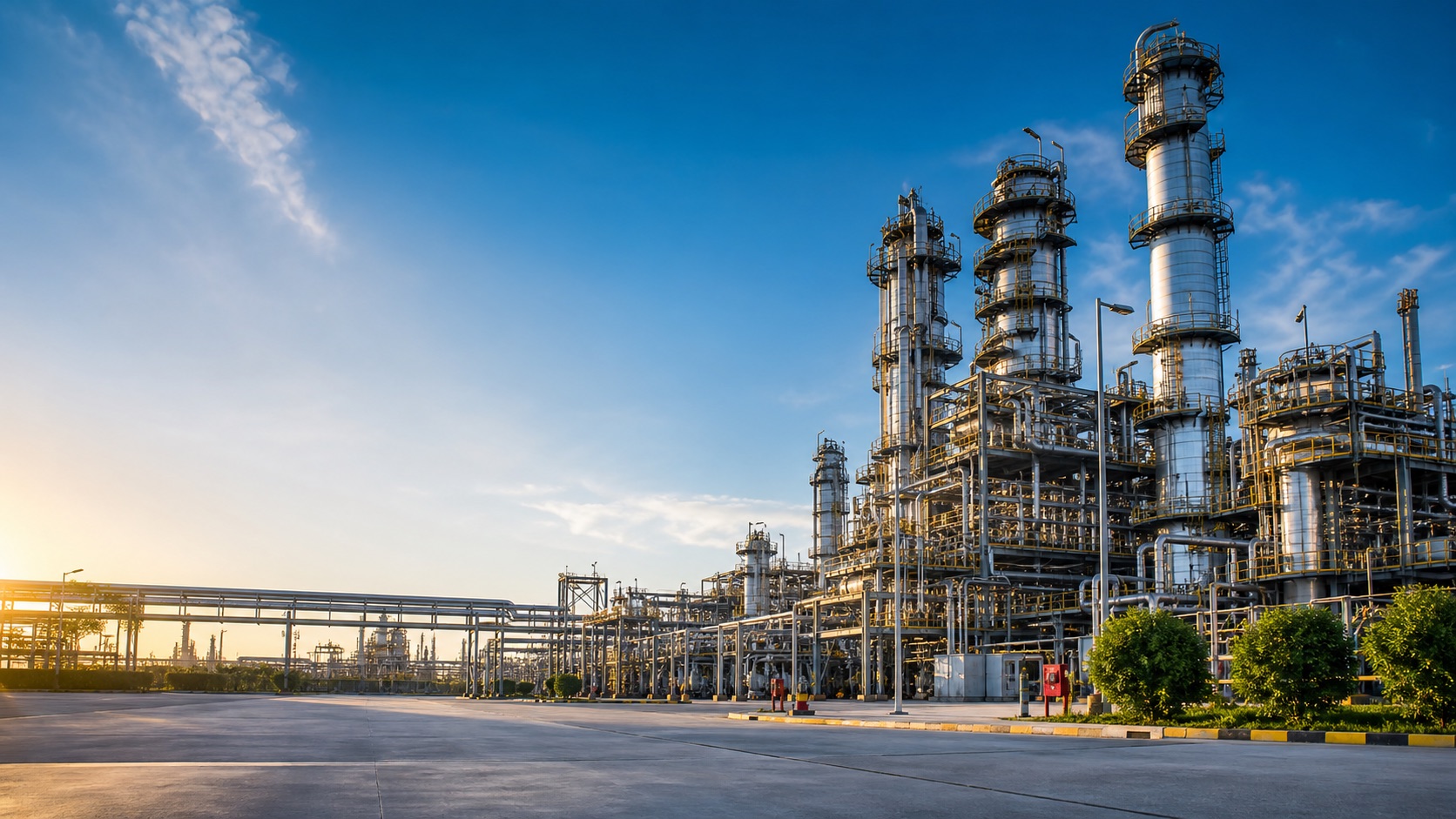 Industrial plant facility for HMS contact page