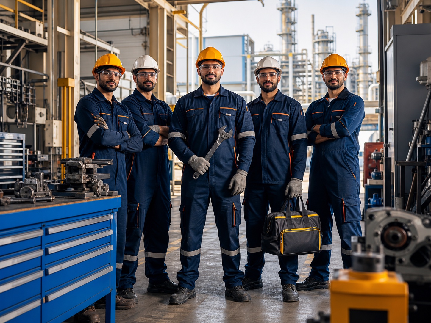 HMS skilled industrial workforce in PPE